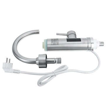 3000W 220V Electric Heater Faucet Bathroom Kitchen Heating Tap Instant Hot Water