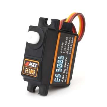 EMAX ES3003 17g 3.5kg 0.13sec 23T Plastic Gear Analog Servo For RC Airplane (Upgraded ES3103)