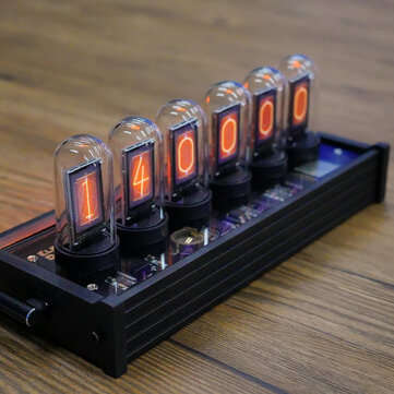 Pseudo-glow Tube Programmable Display IPS Screen RGB Clock Desktop Creative Ornaments Digital Clock