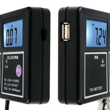 5 In 1 Water Quality Multi-parameter PH EC CF TDS(ppm) Temp Tester Meter Aquariums Hydroponics Pool