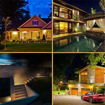 48 LED Solar Powered Wall Light Wide Angle Motion Sensor Outdoor Fence Lamp IP65