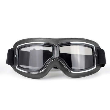 Motocross Goggles Helmet Pilot Scooter Retro Motorcycle Outdoor Dirt Bike Riding Vin... (COLOR.: #2)