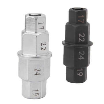 Motorcycles Hexx Axle Tool 17mm 19mm 22mm 24mm Axle Hexx Allen Spindle Driver Spindle Socket Adapter