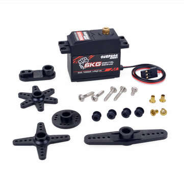 SURPASS HOBBY KK 3650 Brushless Motor 4500KV 60A Brushless ESC 6KG Metal Gear Digital Servo RC Car P