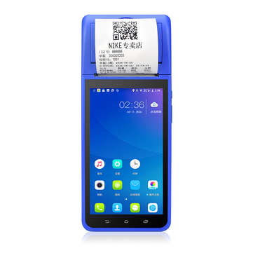 Zjiang ZJ-6000 Handheld Smart POS Android 8.1 OS Thermal Receipt Printer (ADAPTOR: EU)