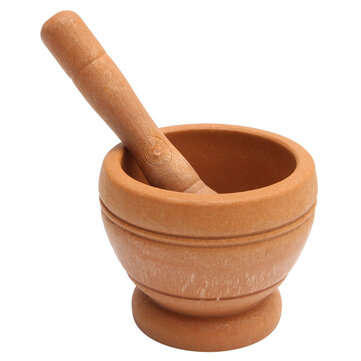 Resin Pestle & Mortar Set Garlic Herb Spice Mixing Grinder Crusher Kitchen Bowl Smashi... (SIZE: #4)