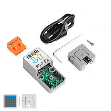 M5Stack ATOM RS-232 M5Atomic TTL to RS232 LevelConverter Full-Duplex Communication Protocol Standa