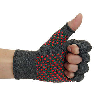 1 Pair Compression Arthritis Gloves Arthritic Joint Pain Relief Hand Gloves Therapy Open Fingers Com