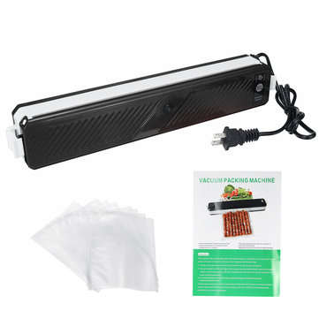110V Vacuum Packing Machine Sealer Food Saver Meal Fresh Saver Vacuum Sealer Food P... (COLOR3: RED)