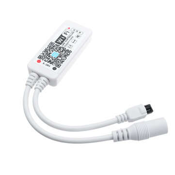 5M SMD2835 Alexa Smart Home WIFI Controller APP Control Non-waterproof RGB LED Strip Light with EU P