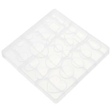 45pcs Jewelry Mould Handmade Crystal Glue DIY Mould Set Resin Silicone Mold