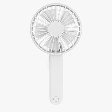 Qualitell 180 Foldable 3-Speeds USB Charging Portable Handheld Fan Intelligent Gear Memory Low Noi
