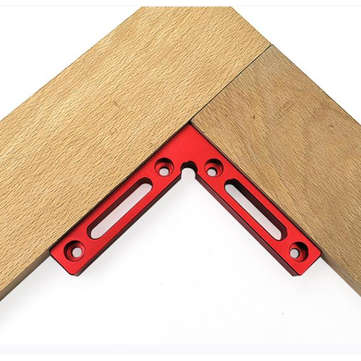 Drillpro Upgrade Aluminium Alloy 90 Degree 120x120mm Precision Clamping Square Woodworking L-Shaped