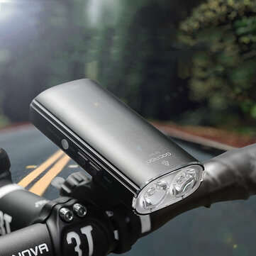 GACIRON V20D-1700 1600Lm Bike Headlight 2-in-1 Mount Holder Bicycle Flashlight 5 Modes Adjustable US