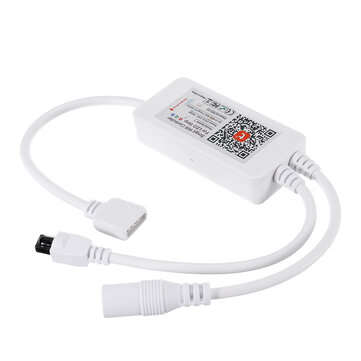 LUSTREON WiFi 4Pins 24 Keys Remote Control RGB LED Controller Works with Amazon Alexa DC5-24V