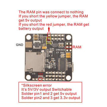 Omnibus F7 Pro Flight Controller Built-in Dual Gyro AIO OSD Current Sensor and LC Power Filter for R