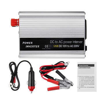 600W Power Inverter DC 12V TO AC 220V Modified Sine Wave Voltage Converter