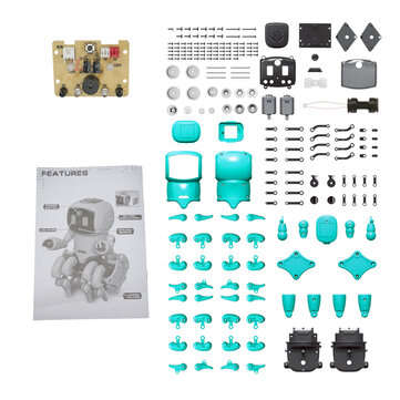 Mofun 962 DIY STEAM 8-Legged Smart RC Robot Gesture Sensing Infrared Following Obstacle Avoidance As