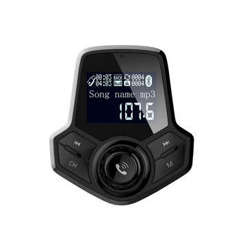 Car MP3 Player bluetooth 4.1 LCD Screen Display With QC3.0 Charger FM Hands-free AUX TF Card U Disk