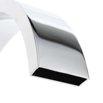 Modern Chrome Brass Kitchen Faucet Swivels Spout Single Handle Basin Mixer