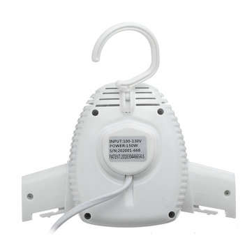 Portable Electric Clothes Hanger Shoes Dryer Hot Cold Air Drying Cloth Rack Laundry