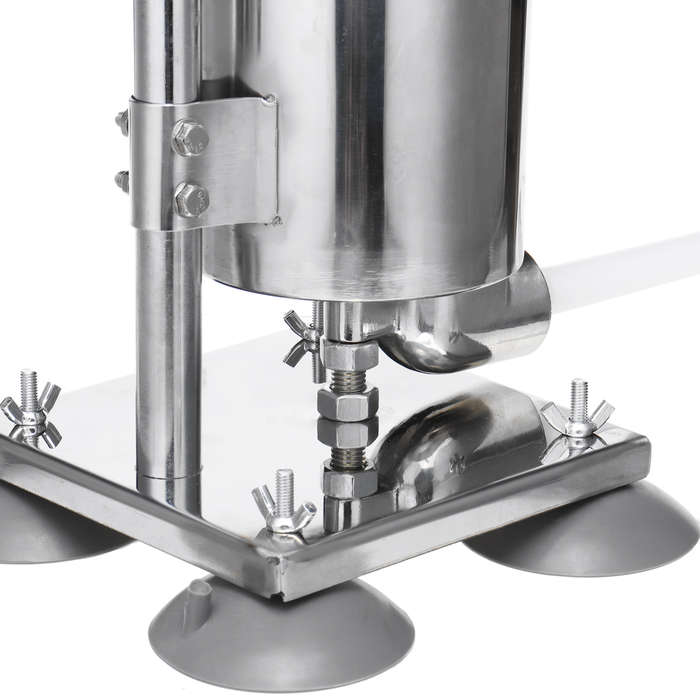 New Vertical Sucker 4L Stainless Steel Sausage Filler Sausage Maker Sausage Syringe Meat Tool