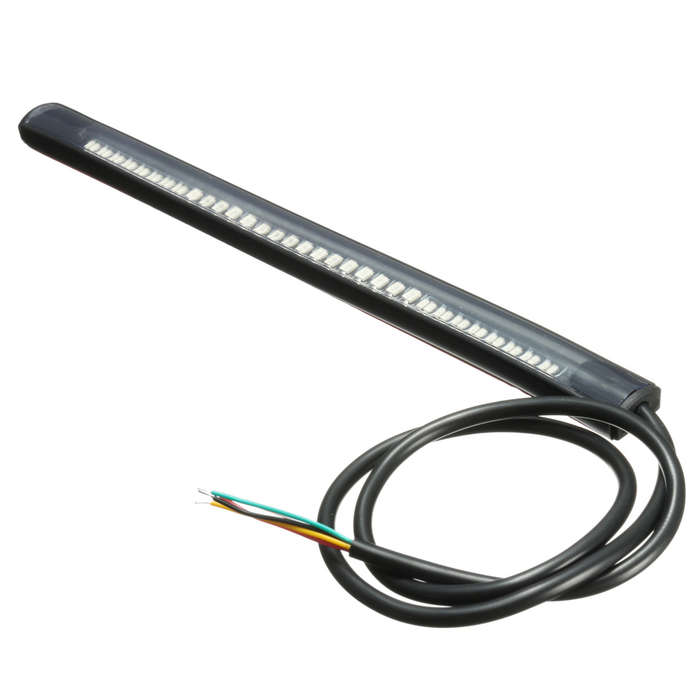 Universal Motorcycle Rear Tail Brake Stop Turn Signal 48 LED