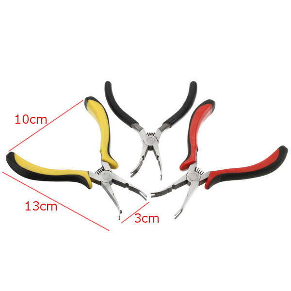 5.5 Inch Steel Head Upgrade Precision Universal Ball Nose Link Pliers Tool (Color black&yellow)
