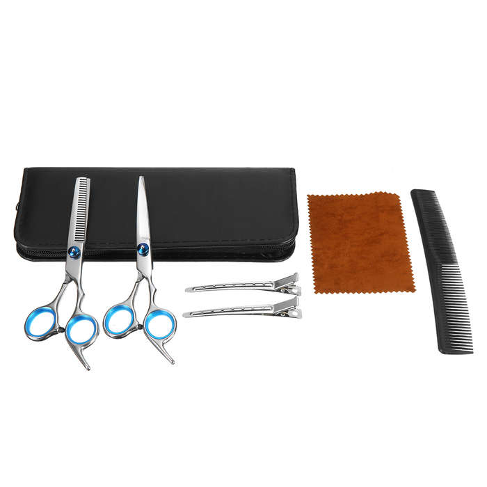 7pcs Professional Hair Scissors Set Hair Cutting Thinning