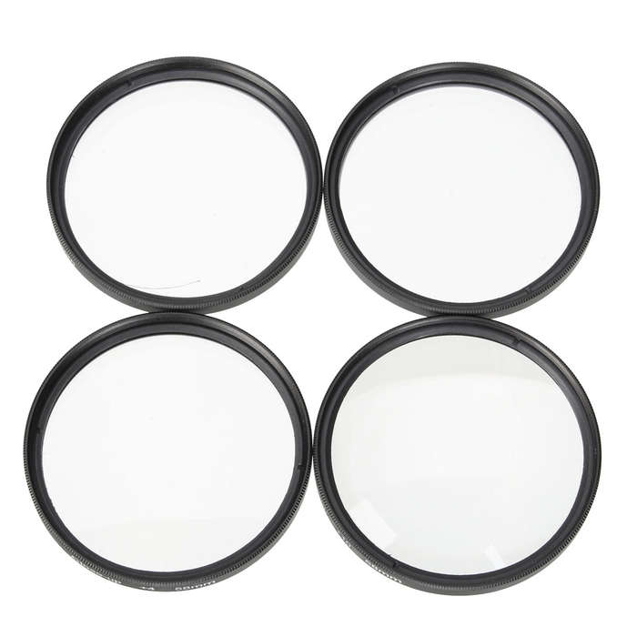 Universal 58Mm Macro Close Up Filter Lens Kit +1 +2 +4 +10 For 58Mm Camera Lens