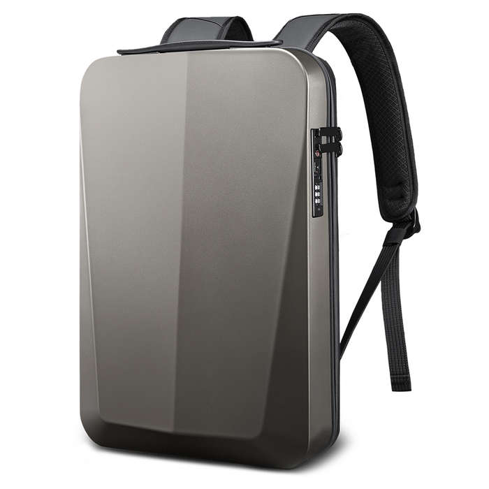 Bange Pc Hard Shell Shoulder Backpack Business Backpack Tsa Anti-Theft Computer Bag Usb Charging Wat