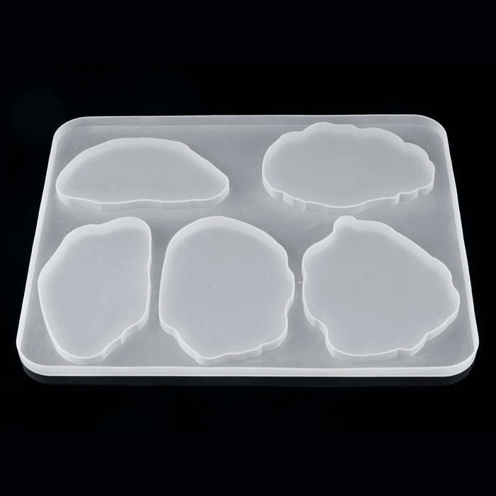Agate Resin Casting Mold Silicone Making Epoxy Mould Craft DIY Clay Tool