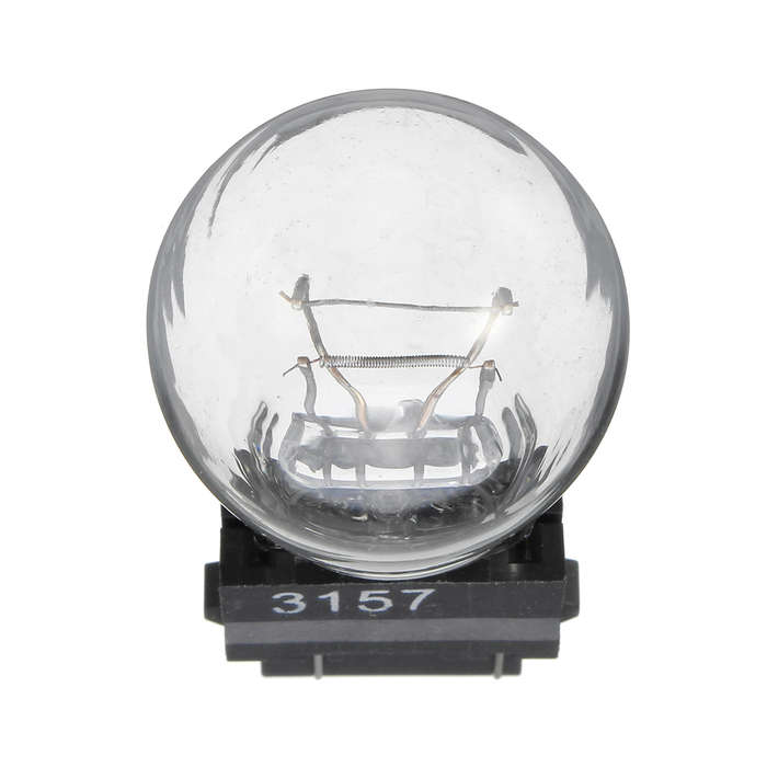 T25 3157 P27/7W Halogen Lights Bulb Tail Brake Backup Reverse Turn Signal Lamp Warm White 1PCS