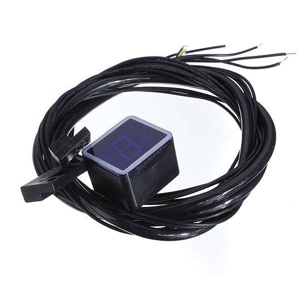 Green - Universal Motorcycle LED Display Digital Indicator Shift Level Sensor