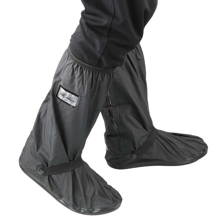 L - Rain Shoe Covers Waterproof Anti-Slip Rainproof Motorcycle Shoe Covers High Long Tube Waterproof