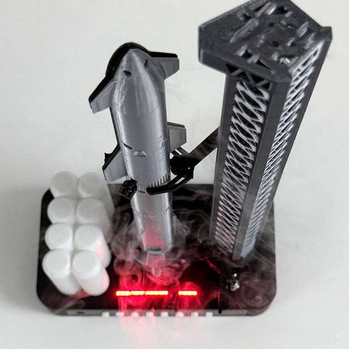 SpaceX - NIKOLATOY Space X Model Humidifier Excellent STEAM Education Science Discovery Toys Kids Ch
