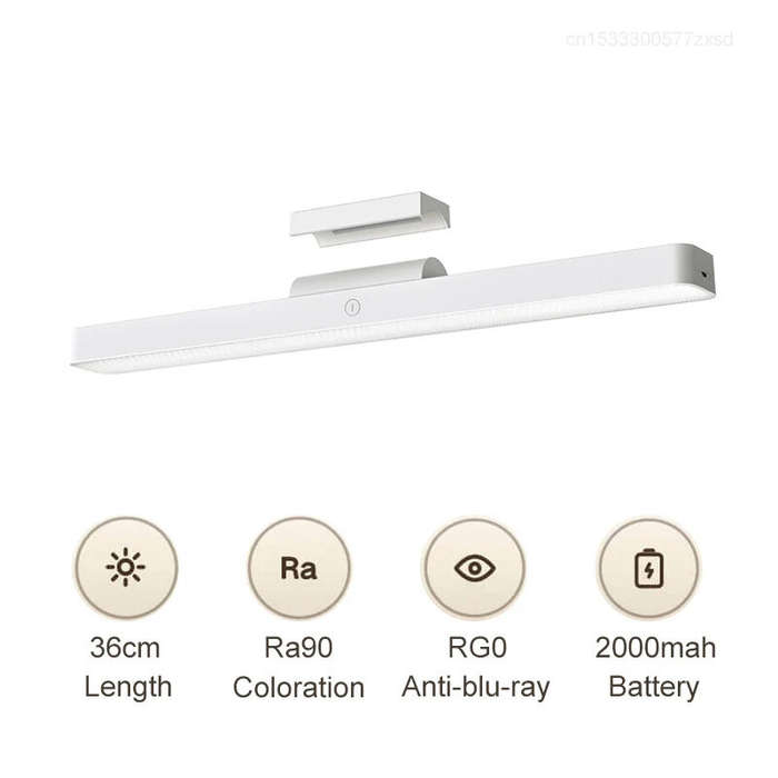 Xiaomi Mijia Reading Magnetic Work Lamp 2000mAh Rechargeable LED Light RG0 Anti-Blue Table Lamp Nigh