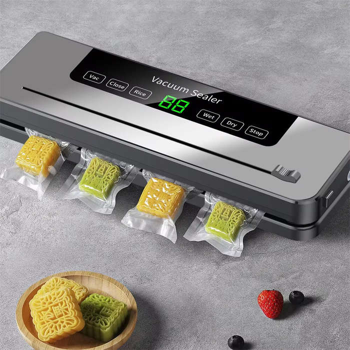 UK Plug - Comfook Electric Vacuum Sealer Dry/Wet Food Sealed Packaging Kitchen Food Storage Seal UV