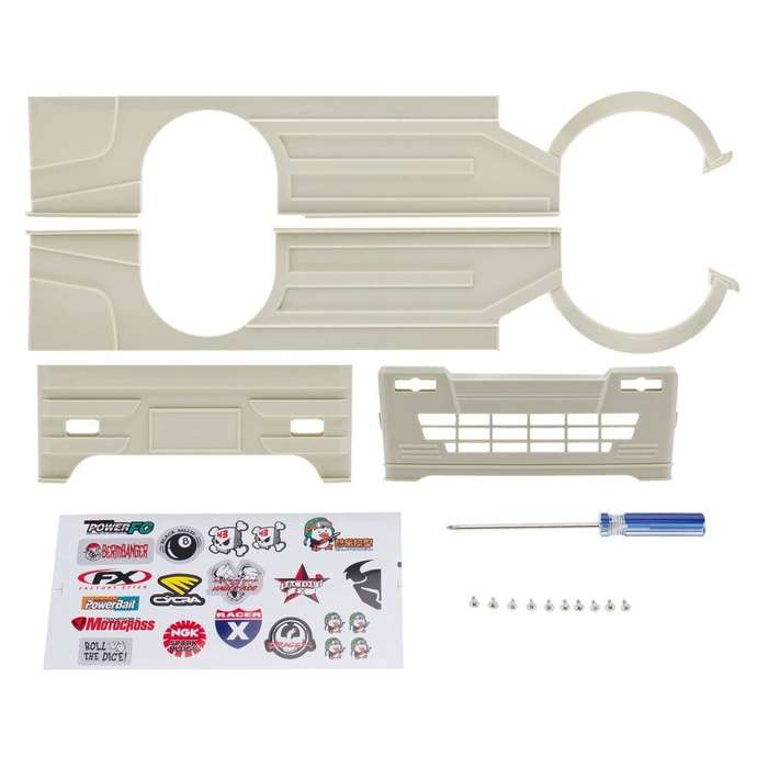 Silver - WPL D12 D14 Remote Control Car Upgrade Accessories Low-lying Large Surround Guard Plate RC