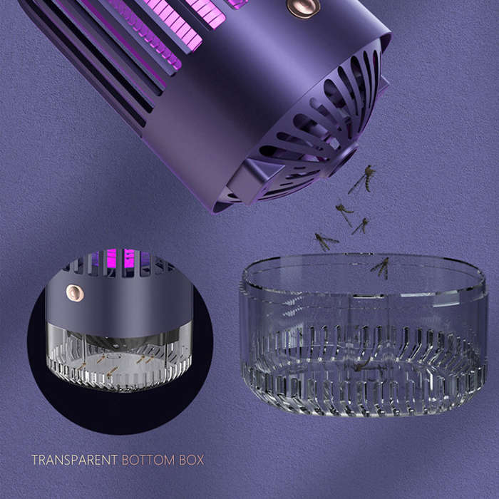 White - AGSIVO Plug-in Electric Mosquito Bug Zapper Mosquito Killing Lamp Fly Trap Fly Zapper For Ho