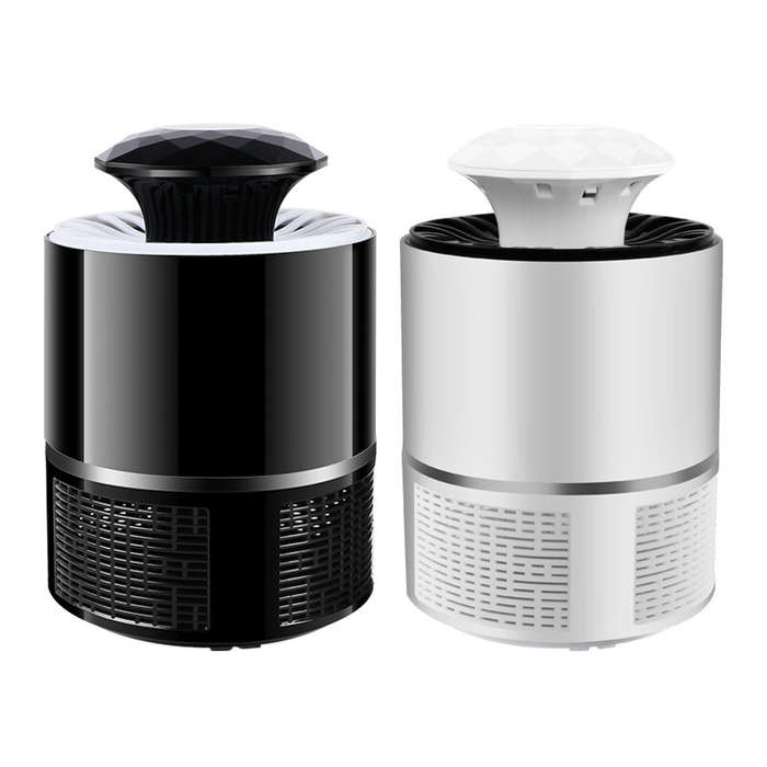 White - 360 LED Portable LED Mosquito Killing Lamp USB Charging Insect Bug Zapper Qiuet Design