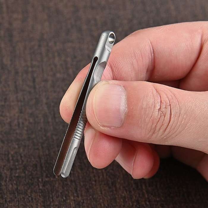 #1 - Reliable Titanium Tweezers Compact Design for Outdoor Adventures and Daily Essentials