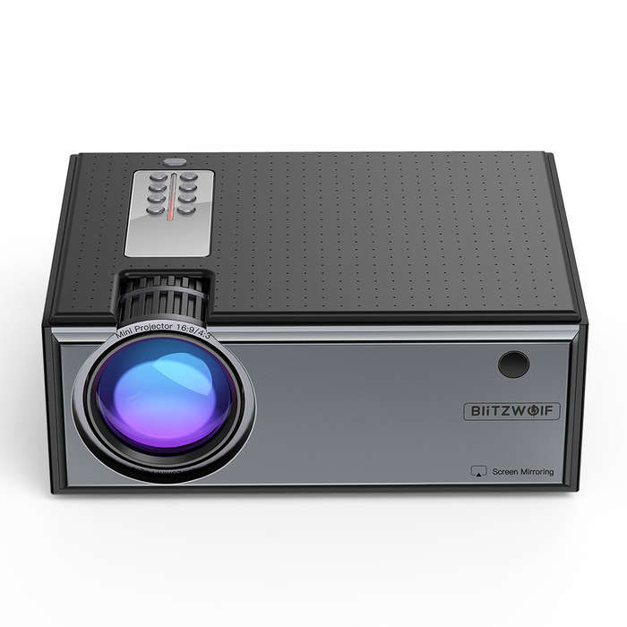 Blitzwolf BW-VP1-Pro LCD Projector 2800 Lumens Phone Same Screen Version Support 1080P Input Dolby A