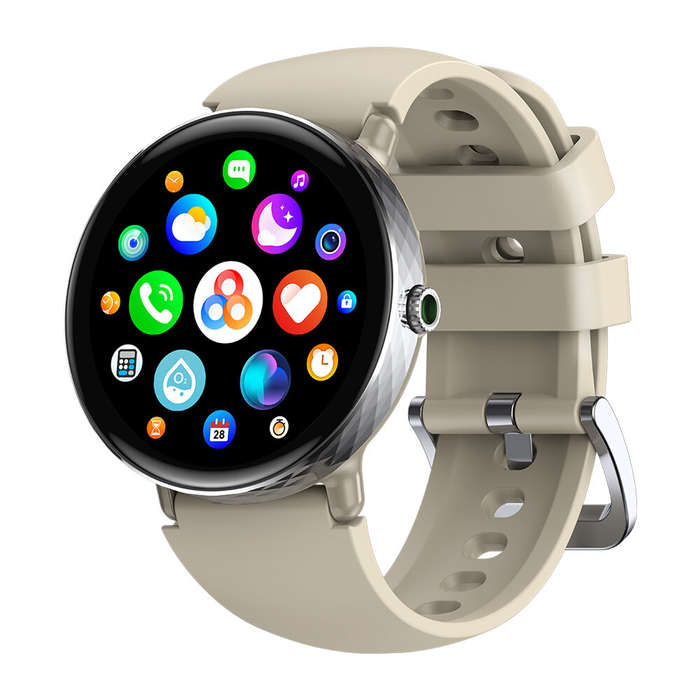 Pink - [World Premiere]Zeblaze Lily 2 1.2inch AMOLED Double Straps bluetooth Call Heart Rate Blood P