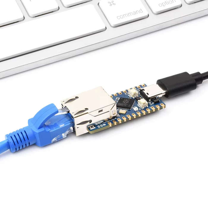 Board Only - Raspberry Pi Pico 2 RP2350-ETH Mini Development Board RP2350 Ethernet Port Module RP235