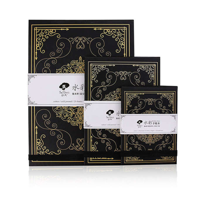 Paul Rubens 16k/32k Watercolor Paper 300g 50% Cotton Fine Line Crude Painting Book Notepad for Artis