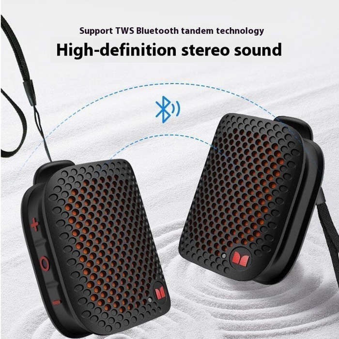 Army Green - Monster M3 Portable Speaker bluetooth V5.4 Speaker Stereo Sound TWS IPX7 Waterproof Han