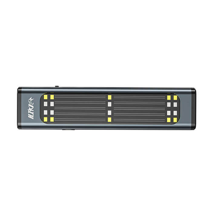 Grey - Portable LED+COB Work Light Powerful Magnetic Long-Range Type-C Rechargeable Emergency Outdoo