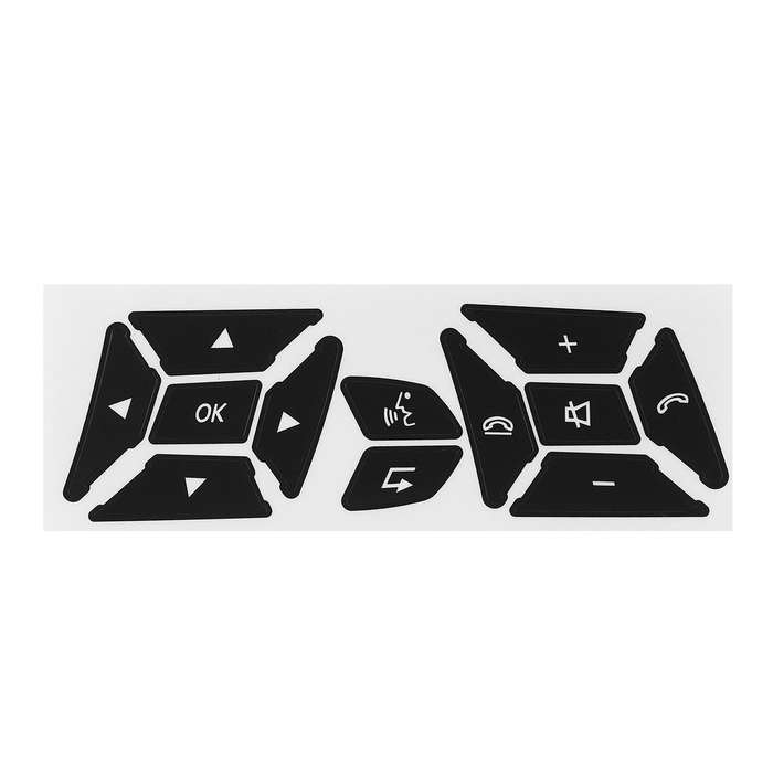 Matte Black Button Repair Decals Car Stickers For Mercedes-Benz GLK350 C Class CLS C218 SLK W172 W20