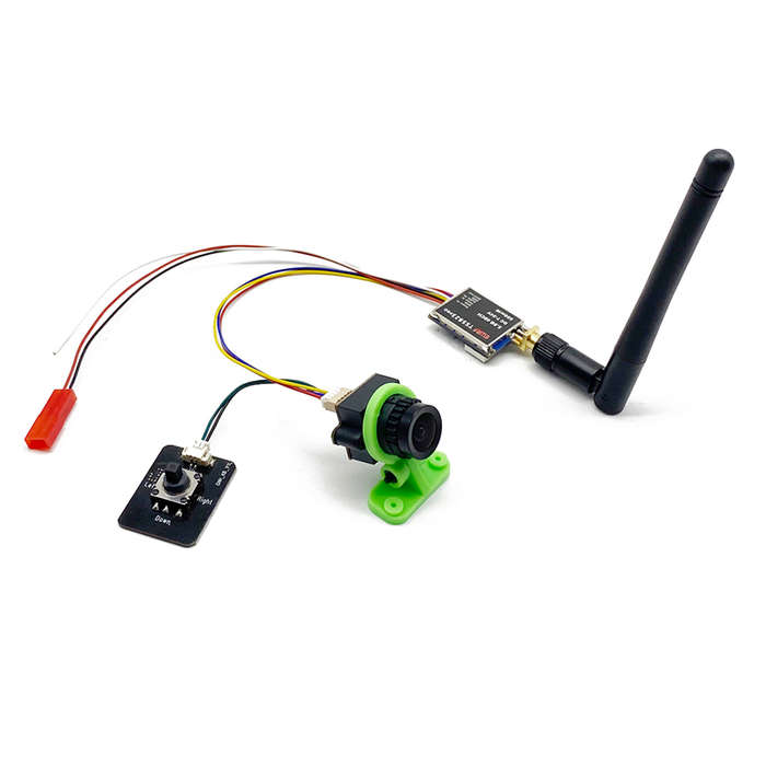 600mW VTX Camera - EWRF 5.8G 40CH 600mW 7-12V Power FPV Transmitter Kits VTX Support OSD Analog 1200
